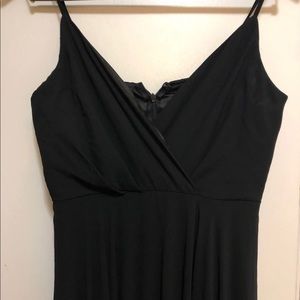 Lulus All About Love Black Maxi Dress size L